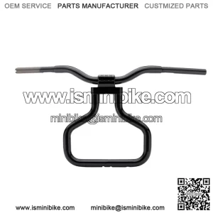Double Walled Road Glide Kage Fighter T-Bar 14" Black LA-7339-14B
