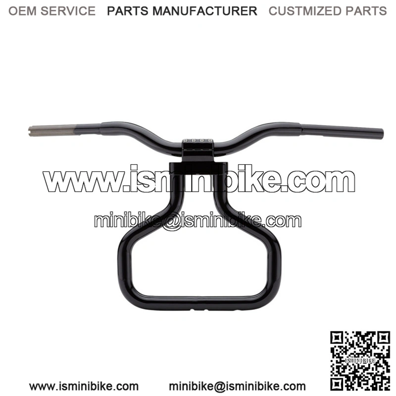 Double Walled Road Glide Kage Fighter T-Bar 14" Black LA-7339-14B