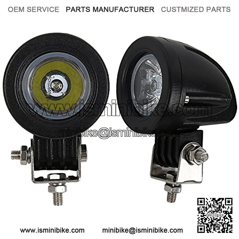 2Pcs 10W Spot Mini LED Work Light 2 Inch Round LED Driving Lights Fog Lights for Motorcycle Motorbike Bike Dirt Bike Truck ATV UTV