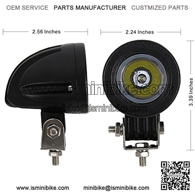 2Pcs 10W Spot Mini LED Work Light 2 Inch Round LED Driving Lights Fog Lights for Motorcycle Motorbike Bike Dirt Bike Truck ATV UTV - Image 2