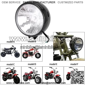 49cc 2-Stroke Engine Single Cylinder with Gearbox, Aluminum Exhaust Motor Complete Pull Start GDAE10 for Mini Choppers Bikes Replace Accessories Pocket Super Dirt Pit Bike ATV Scooter