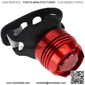 Bike Tail Light Mini Strap-On LED Micro Bicycle Lights, Bright LED Bicycle Rear Light for Cycling Safety, Waterproof, 3 Light Modes Long Battery Life for Night Riding