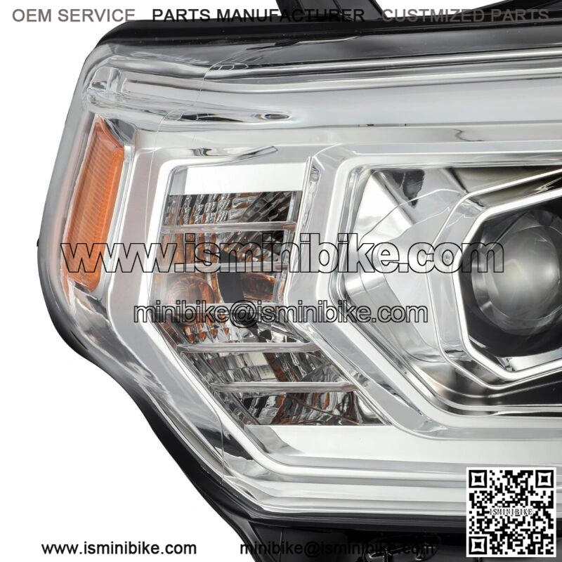 Halogen Projector Headlights Lamps PRO For 14-20 Toyota 4Runner Chrome Housing - Image 3
