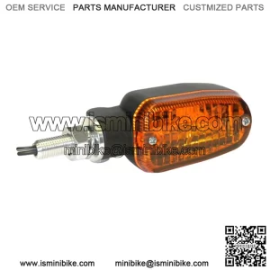 DOT Incandescent Marker Lights Black/Amber 2 wires 25-7700BK