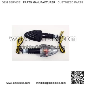 Bike-It 10mm Universal Black Arrow Motorcycle Turn Signals