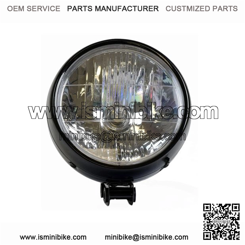 12 Volt Black Headlight Assembly for the Baja MB200 & Massimo MB200 Mini Bikes - Image 2