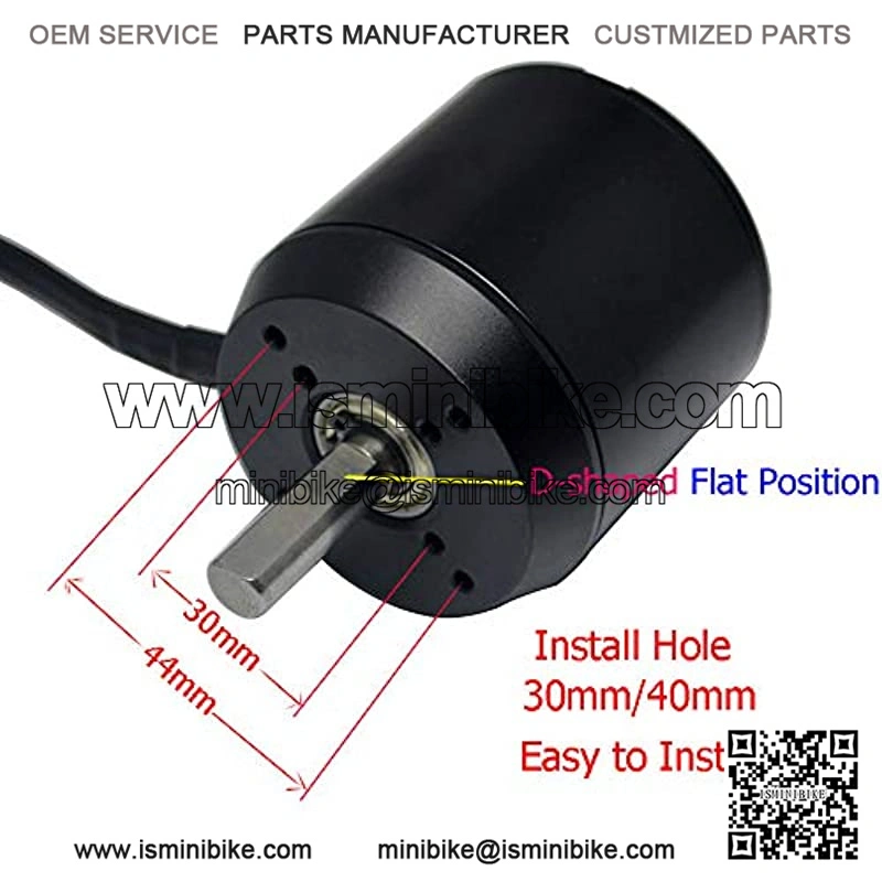 6384 150KV 170KV 190KV Brushless Outrunner Motor Belt Drive Motor Sensored & Sensorless Motor with Closed Cover for DIY Electric Skateboard Electric Bike Mini Scooter Surfboard - Image 4