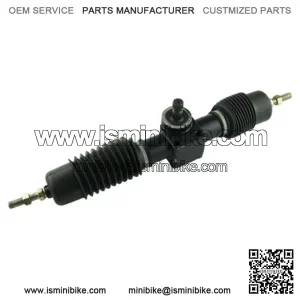 Conjunto de pi ??n de cremallera de direcci??n asistida de acero completo de 430 mm M10 para ATV / UTV Bastidor de engranaje de la direcci??n asistida