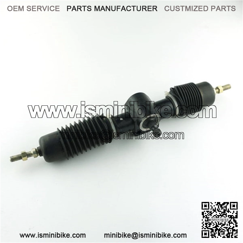 Conjunto de pi ??n de cremallera de direcci??n asistida de acero completo de 430 mm M10 para ATV / UTV Bastidor de engranaje de la direcci??n asistida - Image 2