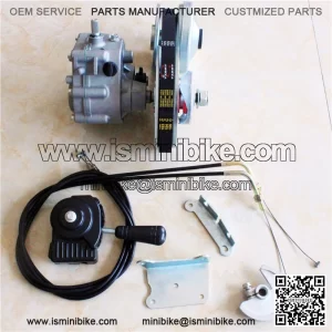 Go-kart reverse gearbox with TAV2 30 CVT torque converter