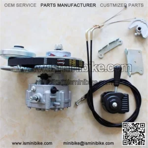 Go kart reverse gearbox with 1" torque converter set 12T #35 sprocket