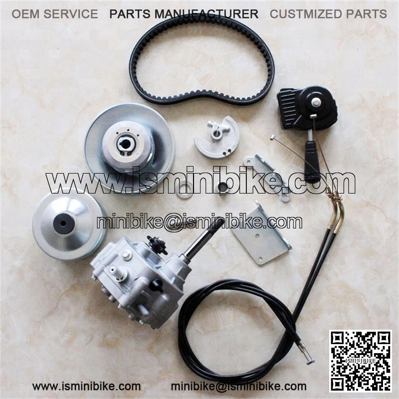 Go kart reverse gearbox with 1" torque converter set 12T #35 sprocket - Image 3
