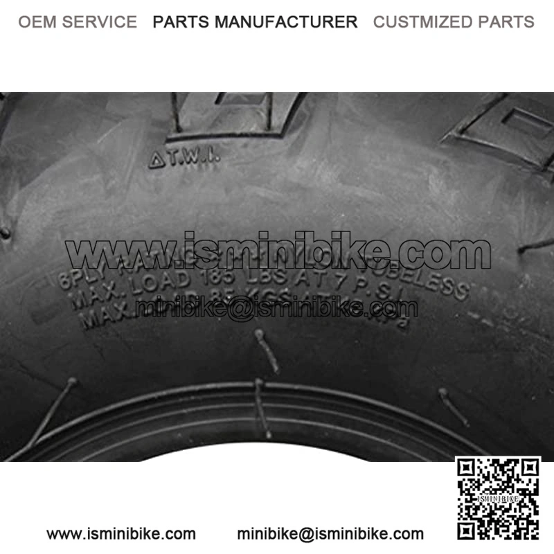 2 Set MASSFX MS 145/70-6 6Ply Go-Kart, Mini Bike, ATV, Lawn Tires 145x70-6 145x70x6 Side Bite Tread - Image 4