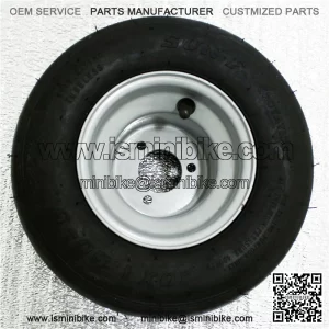 10X4.50-5 Go Kart Wheel With Iron Rim Grey Color