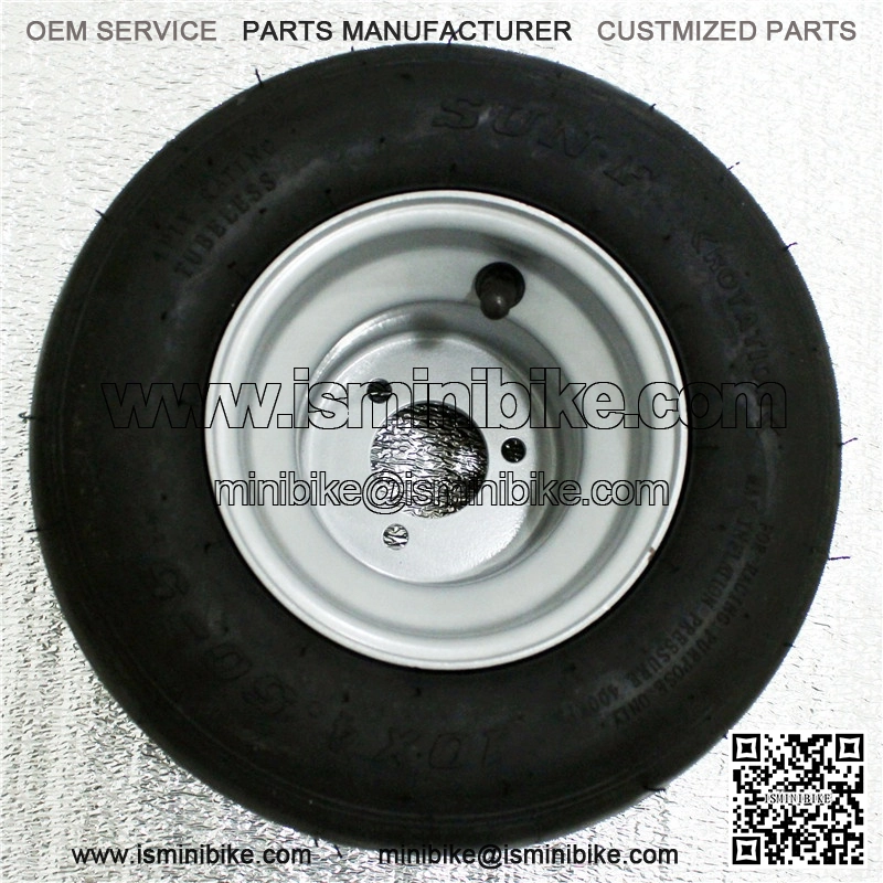 10X4.50-5 Go Kart Wheel With Iron Rim Grey Color