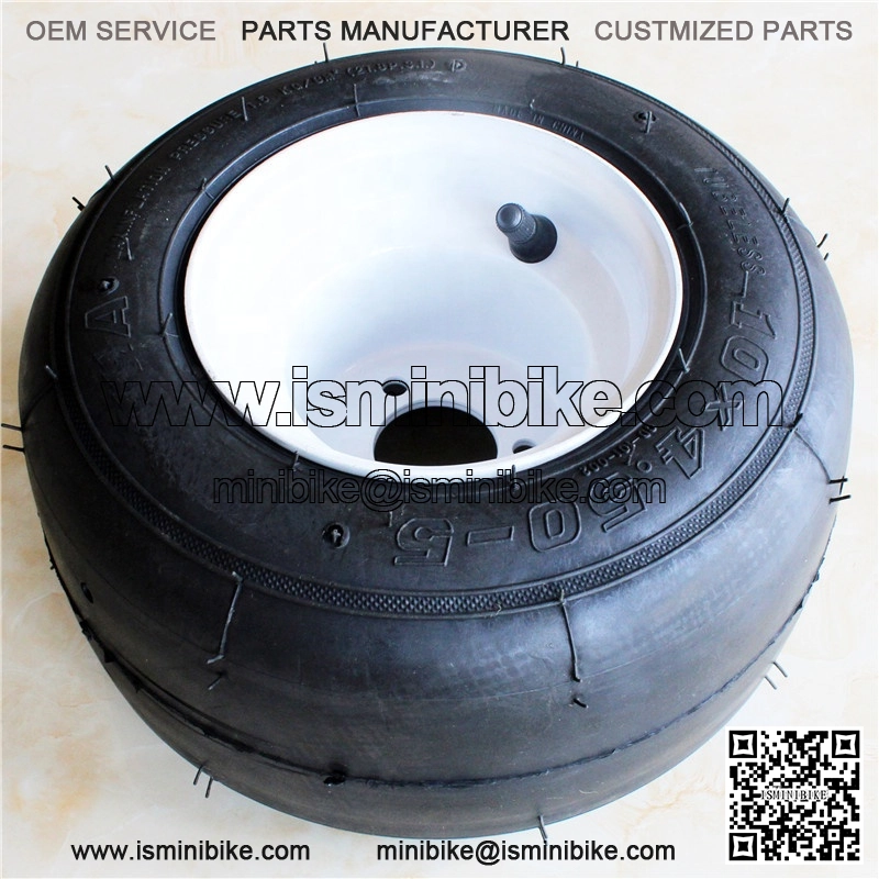 10X4.5-5 Go Cart Wheel with Iron Rims - Image 2