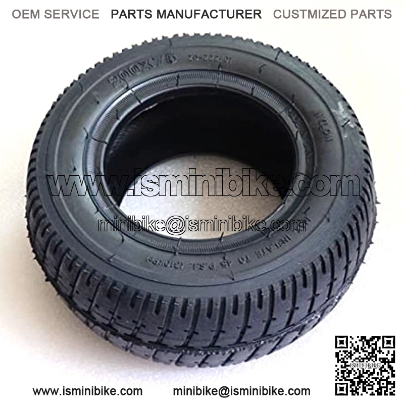 Neum??tico neum??tico 200x75 8 Pulgadas de 8 Pulgadas de Espesor de Color neum??tico Resistente al Desgaste for Scooter el??ctrico y Piezas de Kart Lasting (Color : Outer Tire) - Image 3