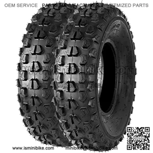 Set of 2 ATV Tire 22x7x10 Front 22x7-10 4PR 10 inch ATV UTV Tires