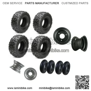 145/70-6 Go kart Tire Tube 145x70-6 Wheel Rim 6" Wheels ATV Quad Front Rear