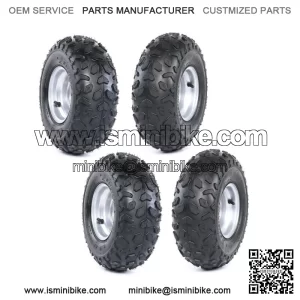 4x 145/70- 6 Wheel Tire Rim Chinese ATV Quad Taotao Coolster Sunl Go Kart Buggy