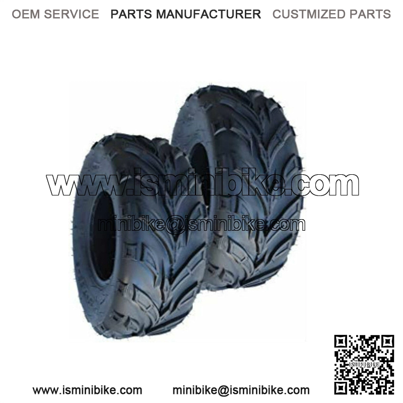 Set of 2, 22 x 10-10 V Treaded Tire Go-Kart Cart Hammerhead Trailmaster 150cc