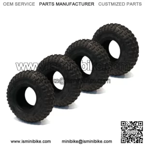 (Pack of 4) Knobby Tire 145/70-6, 6x4.5 for Bristers Thunder Go-Kart Mini Bike
