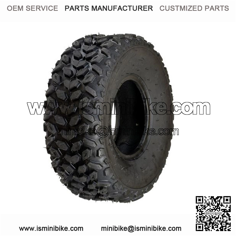 19x7.00-8 Tire with QD112 Knobby Tread for Baja Mini Bikes MB165 & MB200, ATVs, & Go Karts