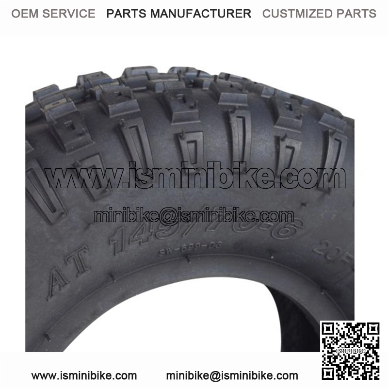 145/70-6 Tire with AQ3015 Knobby Tread for Baja Blitz, Dirt Bug, Doodle Bug, & Racer Mini Bikes - Image 4