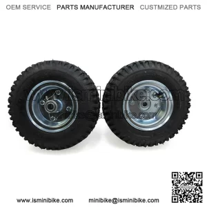 6" Steel Wheel Package - Studded Tires - 60 Tooth Sprocket