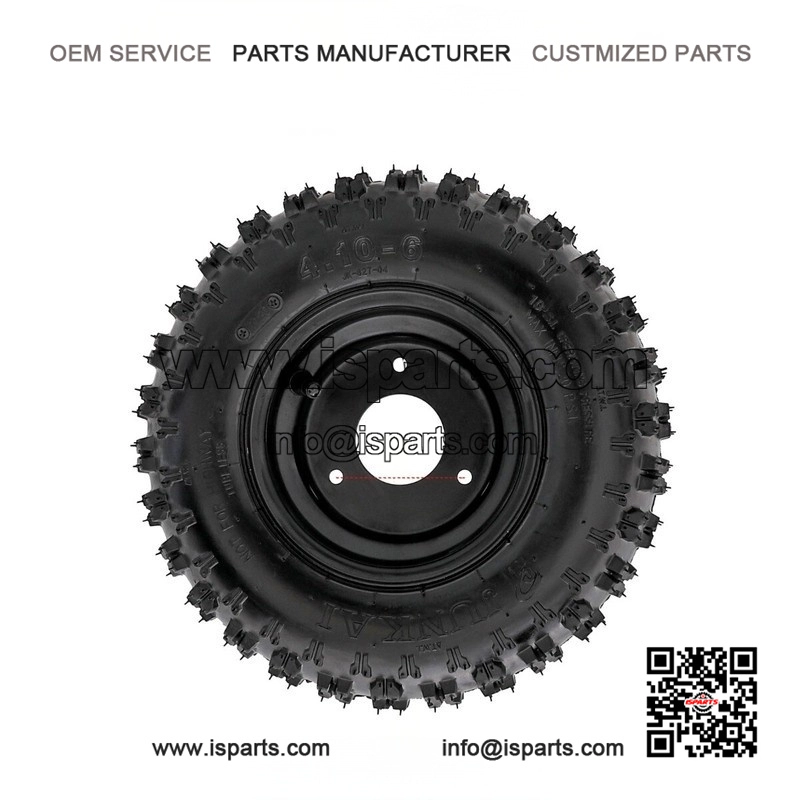 Wheels & Tires ?C 6", 7", 8", 10" sizes ?C 3 or 4 Lug Rim ?C for Go Kart, ATV, Quad, Buggy, Taotao, Coolster - Image 3
