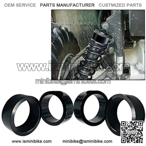 2.5" Rise Suspension Lift Spacer Kit For CAN AM Outlander 650 800 ATV (Black)