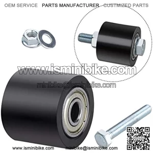 8mm Chain Roller Pulley Slider Tensioner Wheel Guide For Pit Dirt Mini Bike ATV Motorcycle Baja Mini Yamaha Honda Coleman