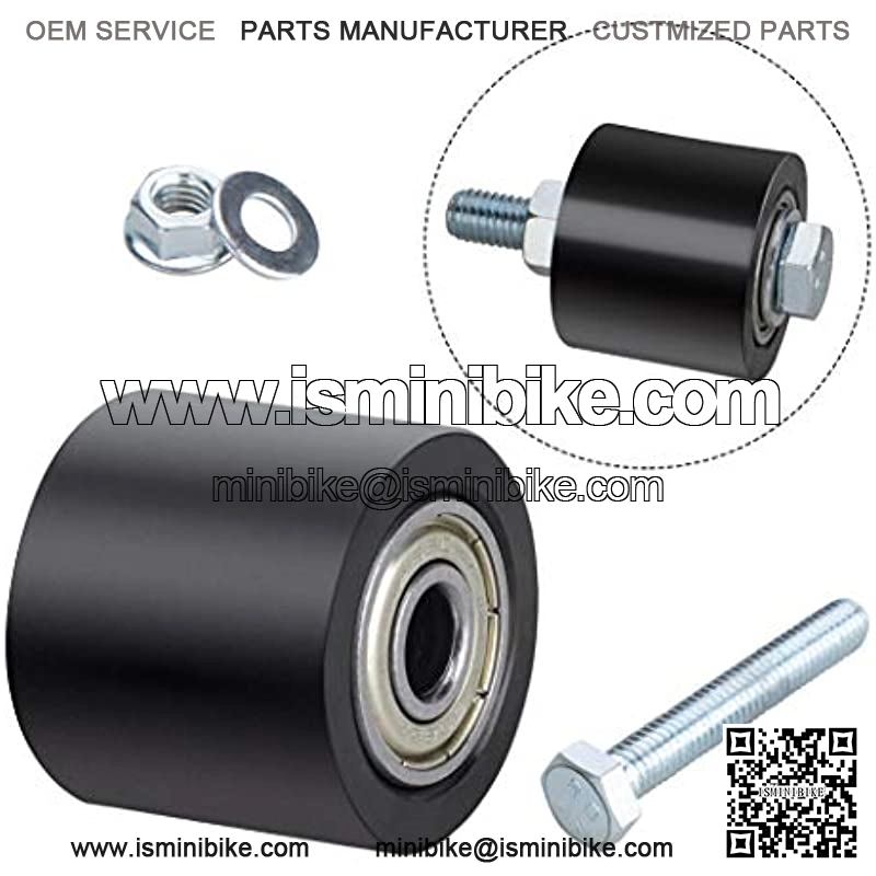 8mm Chain Roller Pulley Slider Tensioner Wheel Guide For Pit Dirt Mini Bike ATV Motorcycle Baja Mini Yamaha Honda Coleman
