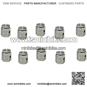 10 Pack 267 Universal Wire Stop Swivel for Throttle Choke Cable Mini Bike