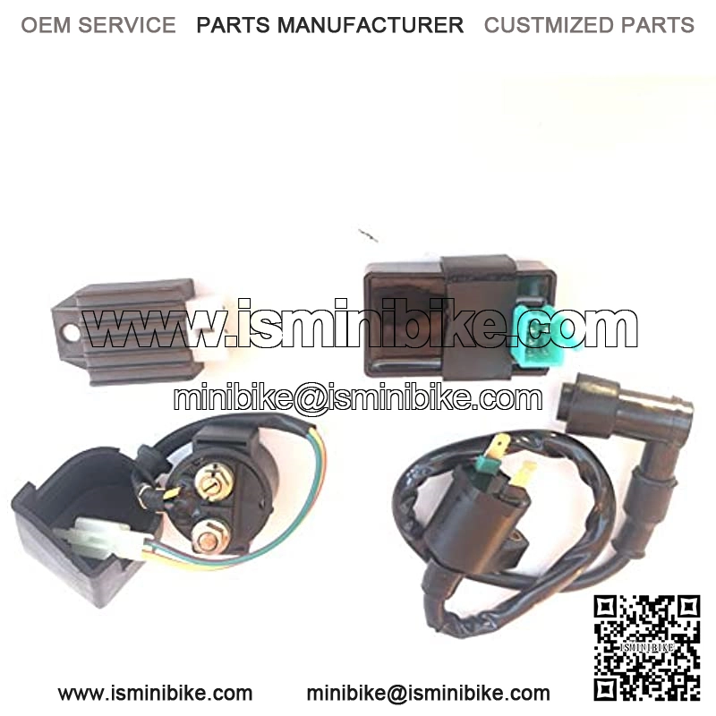 Ignition Coil Solenoid Relay Voltage Regulator CDI for 50cc 90cc 110cc 125cc Taotao Scooter ATV Dirt Bike and Go Kart