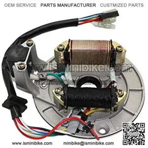 2 Coil Ignition Magneto Stator Plate for 50cc 70cc 90cc 110cc 125cc Kazuma SSR Baja ATV Quad Dirt Kick Bike 4 Wheeler