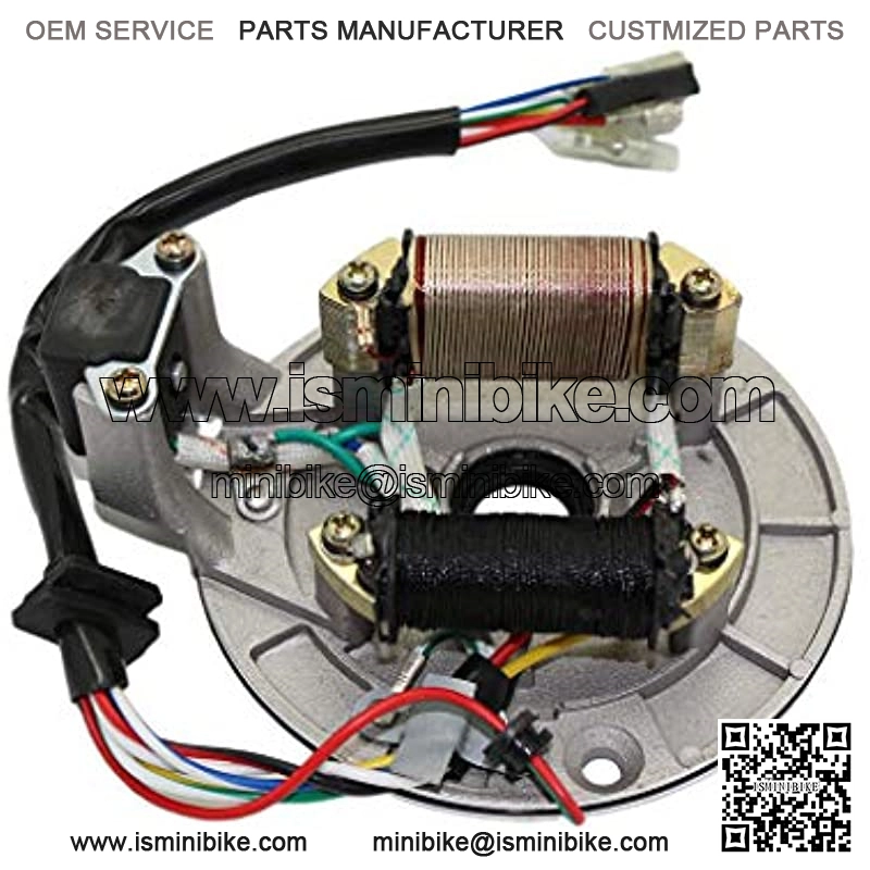 2 Coil Ignition Magneto Stator Plate for 50cc 70cc 90cc 110cc 125cc Kazuma SSR Baja ATV Quad Dirt Kick Bike 4 Wheeler