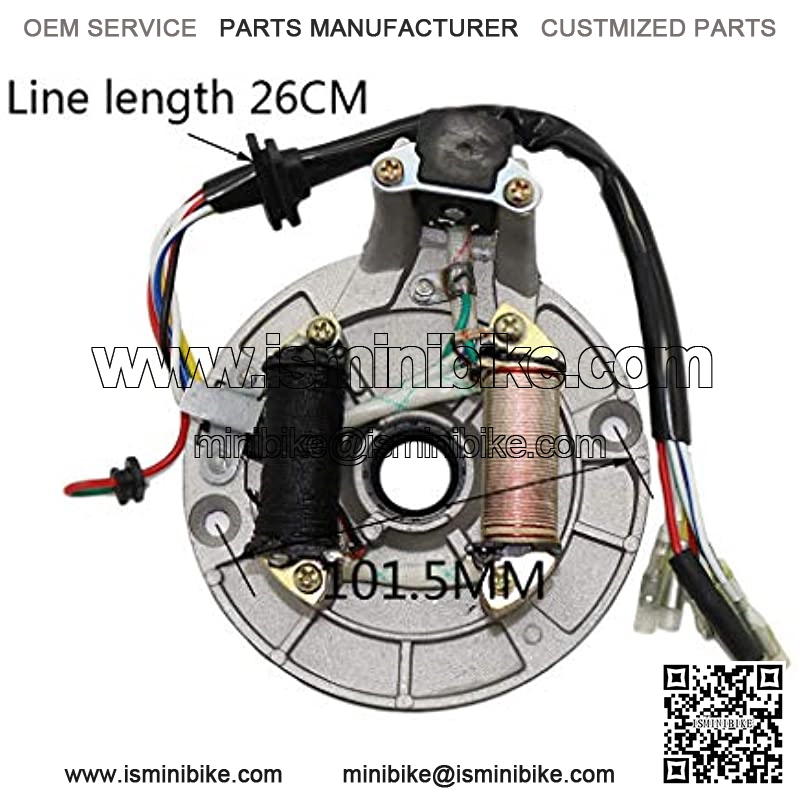2 Coil Ignition Magneto Stator Plate for 50cc 70cc 90cc 110cc 125cc Kazuma SSR Baja ATV Quad Dirt Kick Bike 4 Wheeler - Image 2