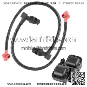 Fits Polaris Ranger XP 800 Ignition Coil w/ Spark Plug Wire 52, 59.3 cm 4x4 2012