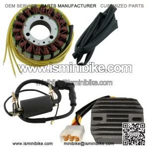 Stator & Regulator W/Ignition Coil for Kawasaki KLF300 Bayou 300 4X4 1989-1998