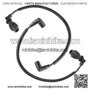 2 Ignition Coil Spark Plug Wire 47cm for Polaris RZR 800 EFI 2008 4010909 401105