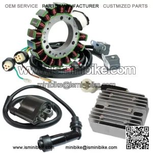 Stator & Regulator Rectifier for Yamaha Warrior 350 YFM350 1989 W/Ignition Coil