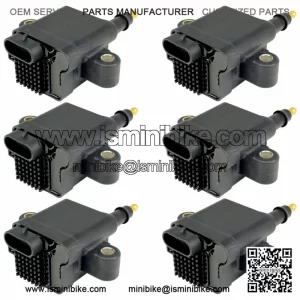 6-Pack Ignition Coils for Mercury Outboard 200Xs 225Xs 250Xs 300Xs Dfi Sport