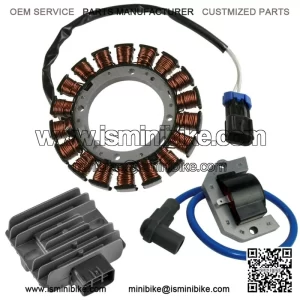 For Kawasaki Mule 600 610 SX Stator Regulator Ignition Coil Kit KAF400 2009-2021