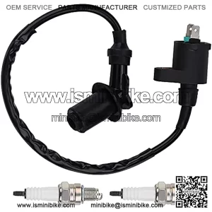 GY6 Ignition Coil Replacement Replacement for TRX200 TRX200D TRX200SX TRX250 50cc 150cc ATV Moped Scooter Go Kart