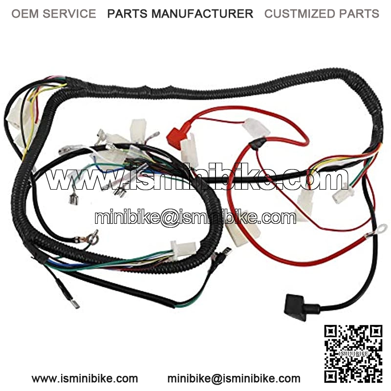 Wiring Harness Kit Complete Electrics Stator Coil CDI Wire Loom Set for 4-Stroke ATV QUAD 150cc-300cc - Image 4