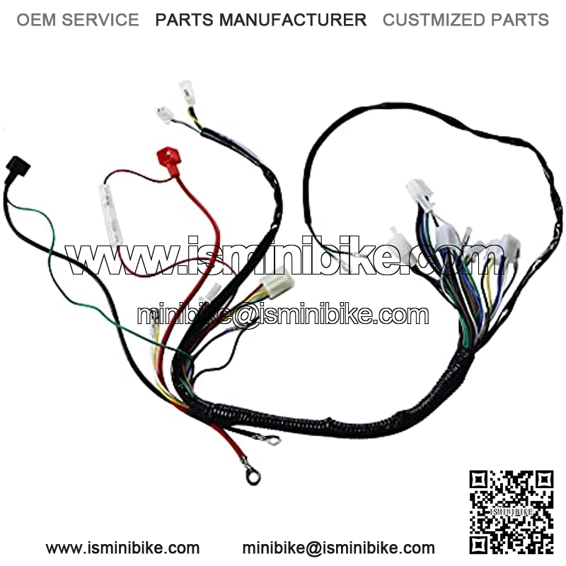 Complete Electrics Stator Coil CDI Wiring Harness Solenoid Relay Spark Plug for 4 Stroke ATV 50cc 70cc 110cc 125cc Pit Quad Dirt Bike Go Kart Scooter Moped Parts Complete Wiring Harness - Image 3