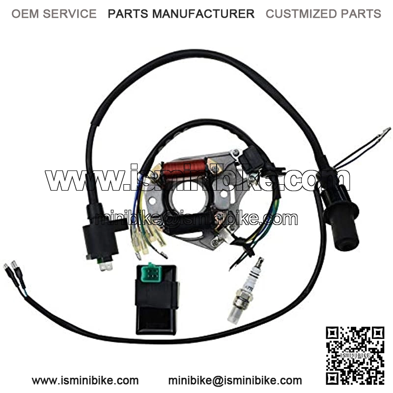 Ignition Rebuild Kit for 50cc 70cc 90cc 110cc 125cc ATV Stator CDI Coil Plug Quad Bike Buggy Go Kart