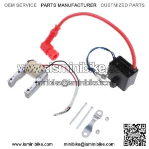 Kit de Bobina CDI de Encendido Magneto para de 2 Tiempos 49CC-80CC Dirt Bike Go Kart Bobina magn??tica de bobina de encendido CDI
