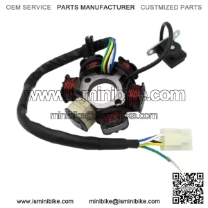 Conjunto De Estator / Bobina De Generador De Magneto Para Motocicleta Taotao  Chino De 50cc -150c  Estator de magneto